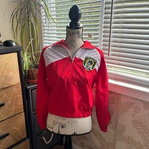 Red half zip jacket (Small)